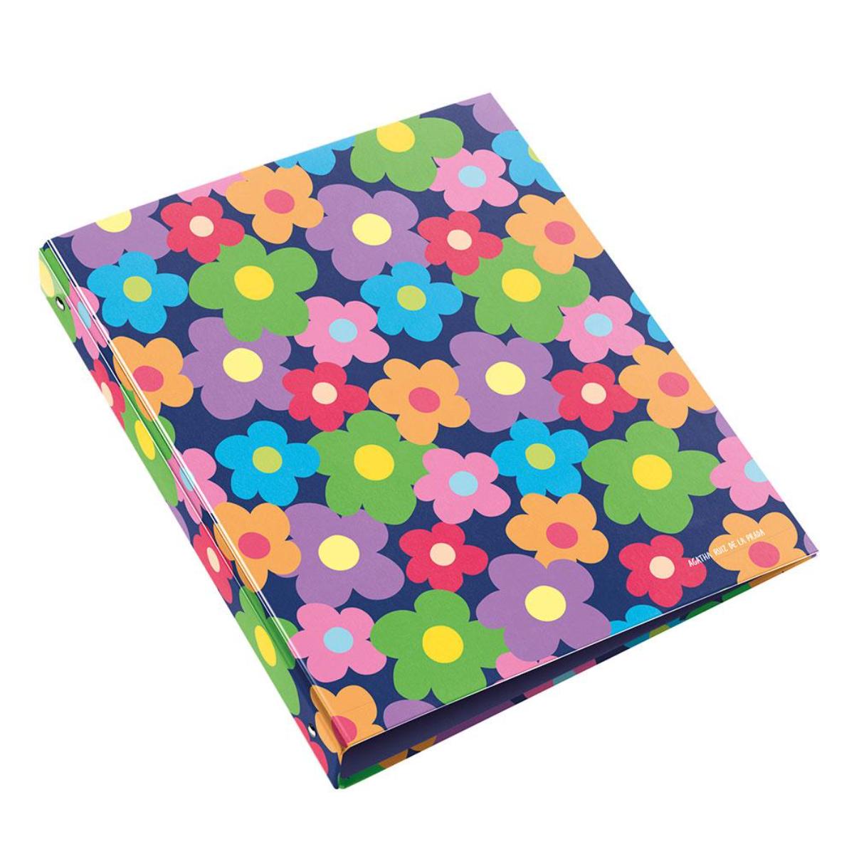 FASCIKLA SA 4 RINGLE 25 mm. FLOWER_ARP | Knjižara Kultura