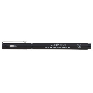 MARKER UNI PIN 01-200 BLACK 