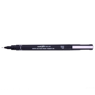 MARKER UNI PIN 03-200 BLACK 