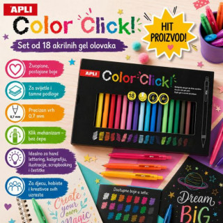 OLOVKA PIŠI-BRIŠI ACRILYC PACK 18 COLOR ASSORTED 