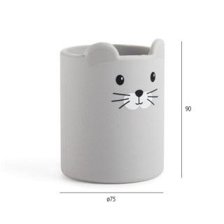 ČAŠA ZA OLOVKE SILIKONSKA B2F MOUSE 13353