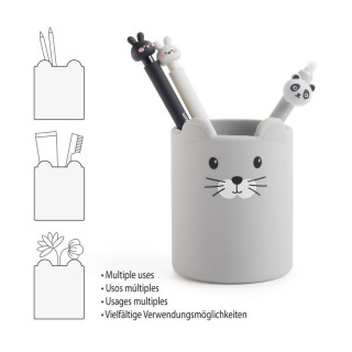 ČAŠA ZA OLOVKE SILIKONSKA B2F MOUSE 13353