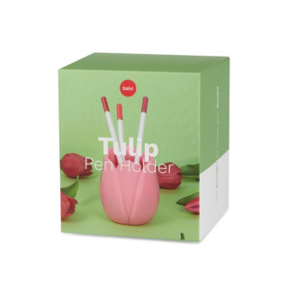 CAŠA ZA OLOVKE,Tulip,pink,plastic 