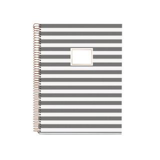 SVESKA A4 120 SQU STRIPES ROSE GREY MR 