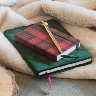 SVESKA A5 DOT TED GREEN VELVET H.DAYS MR08294 