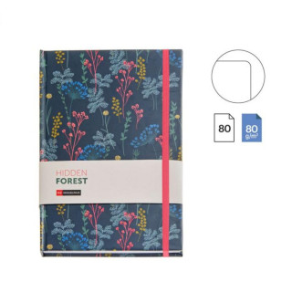 SVESKA A5 PLAIN HIDDEN FOREST MR08297 