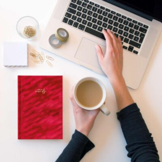 SVESKA A5 PLAIN RED VELVET H.DAYS MR8293 