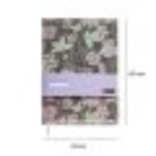 SVESKA A5 PLAIN FLOWERS GOLDEN JAZMIN MR8305 