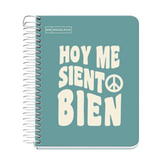 SVESKA A6 100 SQU 90G MESSAGES TURQUOISE 