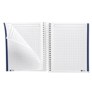 SVESKA A6 100 SQU 90G MESSAGES NAVY 