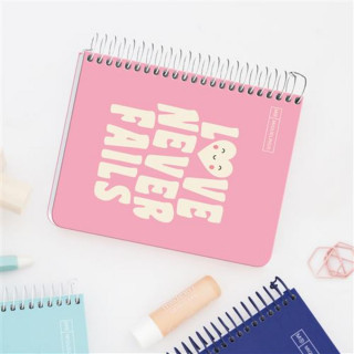 SVESKA A6 100 SQU 90G MESSAGES PINK 
