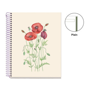 SVESKA A5 80 LIS 90 ENTREDOS PAPAVER RHOEDA 
