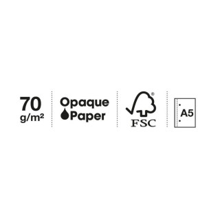 SVESKA A5 120 HOR 70g PP AURORA WEST BAY 