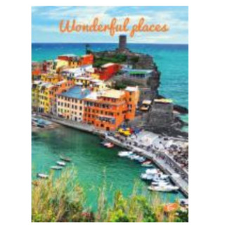 SVESKA A4 52L WONDERFUL PLACES DIKTO 