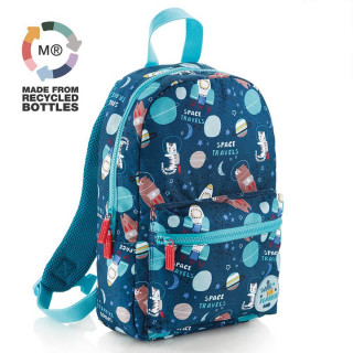 SMALL DOUBLE RPET RUKSAK SPACE MR 