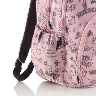 RUKSAK ŠKOLSKI OSLO RECYC.NOTBORING PINK 3COMP 