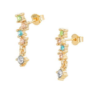 NAUŠNICE OD DRAGOG KAMENA POZLAĆENE 34700-634G 