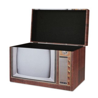 Kutija za odlaganje, Vintage, TV, with lid 