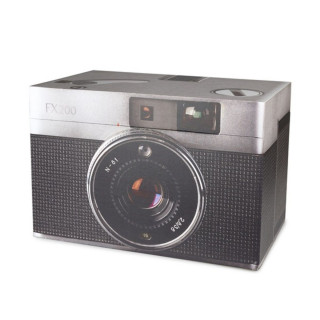 Kutija za odlaganje, Vintage, camera, with lid, wood 