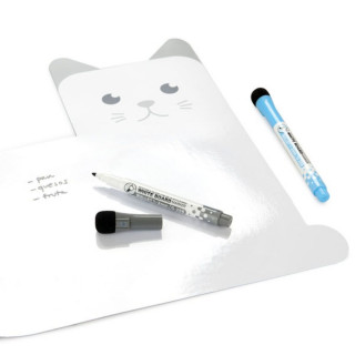 Magnetna tabla za frižider, Meow!, with 2 markers 