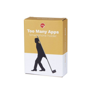 Držač za mobilni, Too Many Apps, crni, metal 
