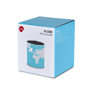 Čaša za olovke, Globe, turquoise, tin 