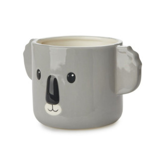 Saksija, Koala, gray, ceramic 