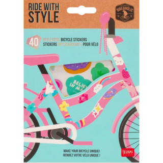 RAFLEKTUJUĆE NALJEPNICE ZA BICiKL - RIDE WITH STYLE -UNICORN 