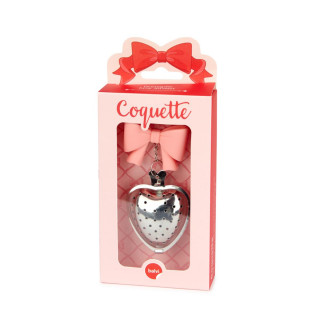 INFUZER ZA CAJ,Coquette,pink,stainless/silicone 