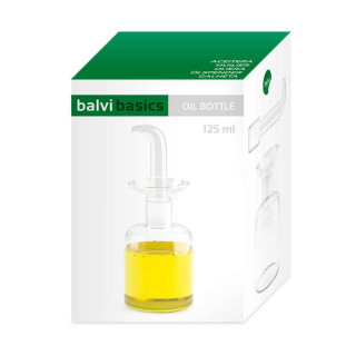 BOCA ZA ULJE,Basics,125ml,cilindric,borosilicate 