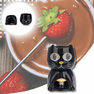 FONDU ZA COKOLADU,Wake Cat,350 ml,black,ceramic 