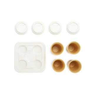 ŠOLJE ZA KAFU SET ,Take Away,brown,porcelain 