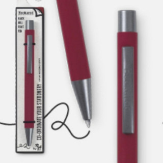HEMIJSKA OLOVKA BOOKAROO PEN- DARK RED 