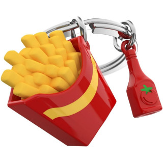 PRIVJESAK ZA KLJUČEVE-METAL- Foodie  -French Fries with Ketchup Bottle 