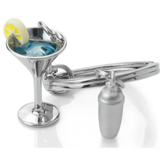PRIVJESAK ZA KLJUČEVE-METAL- Foodie  -Cocktail Glass with Shaker 