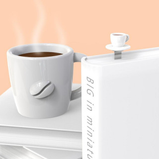 OBILJEŽIVAČ STRANICA 3D METALNI - Coffee 