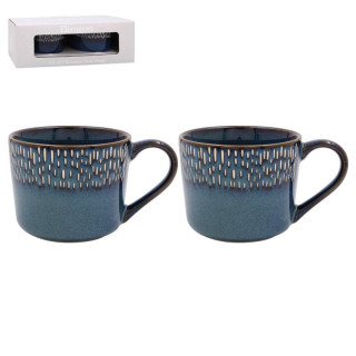 ŠOLJE SET 2U1 REACTIVE GLAZE LP74762 