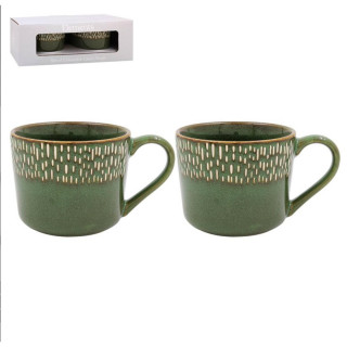 ŠOLJE SET 2U1 REACTIVE GLAZE LP74762 