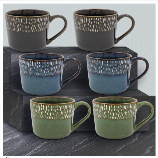 ŠOLJE SET 2U1 REACTIVE GLAZE LP74762 