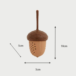 INFUZER ZA ČAJ ACORN BROWN DOUBLE SILIKON 