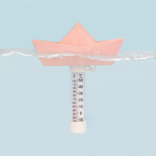 TERMOMETAR ZA BAZEN PAPIR BOAT PINK PLASTIKA 