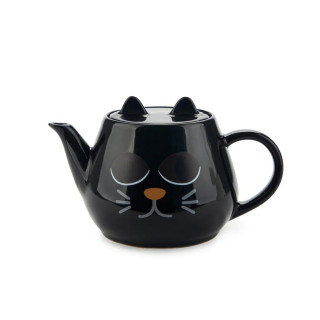 ČAJNIK WAKE CAT BLACK KERAMIKA 