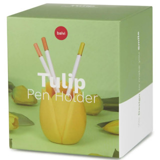 DRŽAČ ZA OLOVKE TULIP YELLOW 