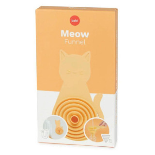 LIJEVAK MEOW ORANGE MAGNET SILIKON 