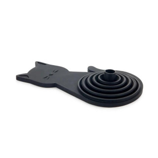 LIJEVAK MEOW BLACK MAGNET SILIKON 