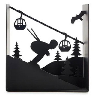 DRŽAČ ZA KNJIGE SKI RUN BLACK METAL 