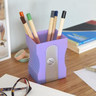 DRŽAČ ZA OLOVKE SHARPENER MAUVE PLASTIKA 