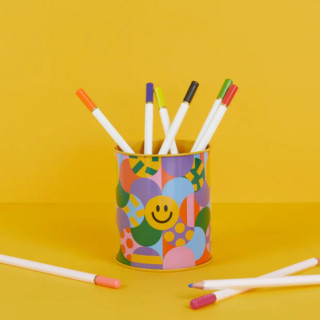 DRŽAČ ZA OLOVKE LOS PEPES SMILEYS YELLOW META 
