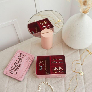 KUTIJA ZA NAKIT CHOCOLATE PINK METAL 