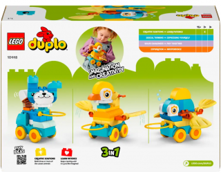 LEGO DUPLO TOWN ŽIVOTINJE NA TOČKOVIMA 3 u 1 2+ 